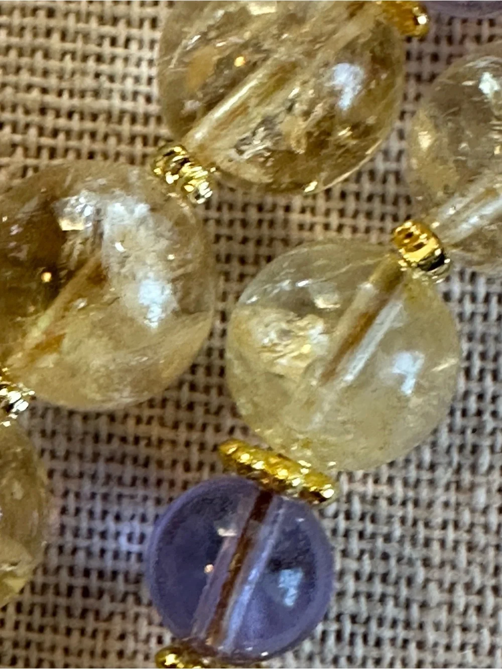 Handmade light purple